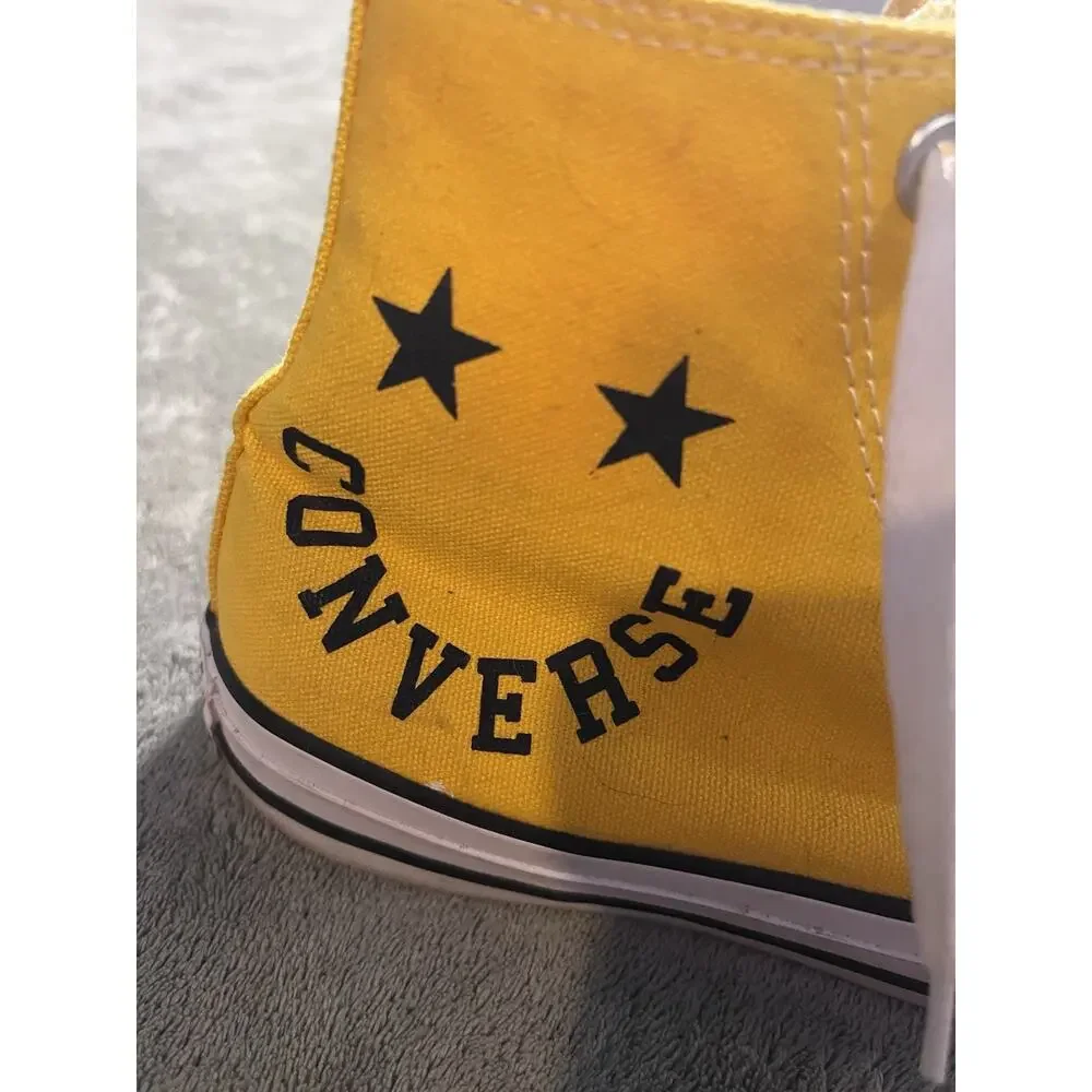 RARE Converse Chuck Taylor All Star Smiley High Top Yellow M6 W8 167070F